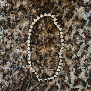 Elegant Silver Heart Necklace